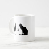 Ich Liebe beide Kaffee Tasse (Vorderseite Links)