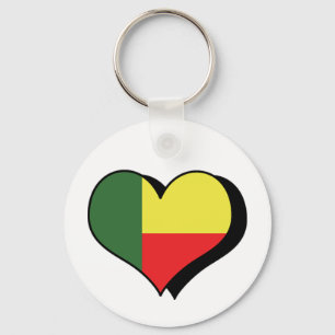 Ich liebe Benin Schlüsselanhänger