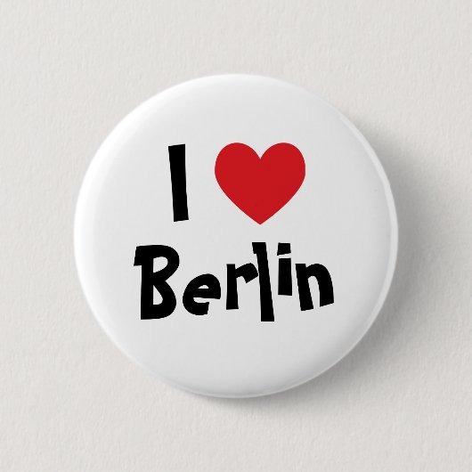 Ich liebe Berlin Button (Vorderseite)