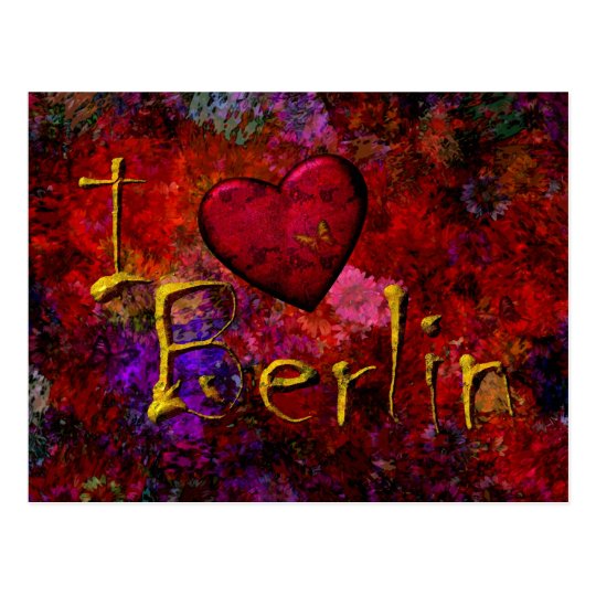 Ich Liebe Berlin Postkarte