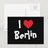 Ich liebe Berlin Postkarte (Vorne/Hinten)