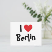 Ich liebe Berlin Postkarte (Stehend Vorderseite)