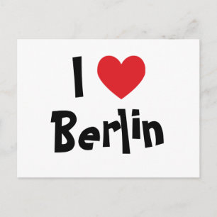 Ich liebe Berlin Postkarte