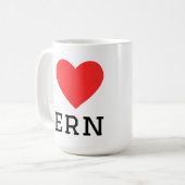 Ich liebe Bern Kaffeetasse (Vorderseite Links)
