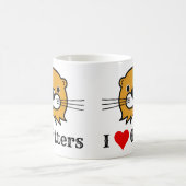 Ich Liebe. Bessere Wertschätzung. Lieben Otters Kaffeetasse (Mittel)