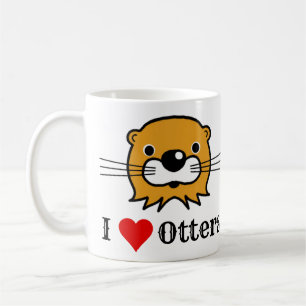 Ich Liebe. Bessere Wertschätzung. Lieben Otters Kaffeetasse