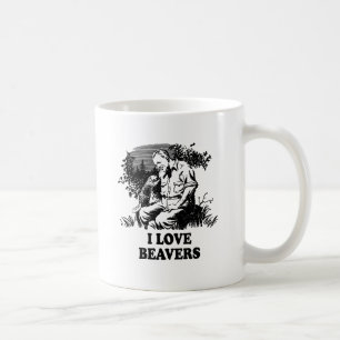 Ich liebe Biber Kaffeetasse