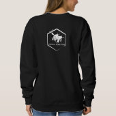 Ich liebe Bienen Sweatshirt (Rückseite)