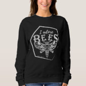 Ich liebe Bienen Sweatshirt (Vorderseite)