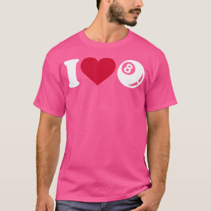 Ich liebe Billard T-Shirt