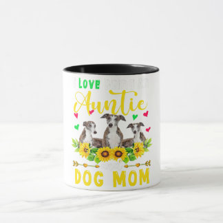 Ich Liebe bin Tante | Hunde Mama Whippet Lover Tasse