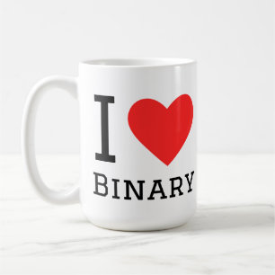 Ich liebe Binärsystem Kaffeetasse