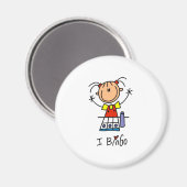 Ich liebe Bingo Magnet (Vorderseite/Rückseite)