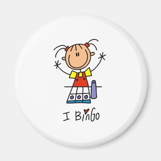 Ich liebe Bingo Magnet (Vorne)