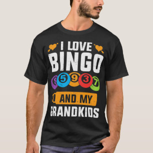 Ich Liebe Bingo und meine Großkinder Funny Bingo P T-Shirt