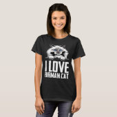 Ich liebe Birma-Katze T-Shirt (Vorne ganz)