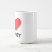 Ich liebe Biscuit Kaffeetasse (Mittel)