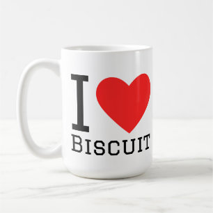 Ich liebe Biscuit Kaffeetasse