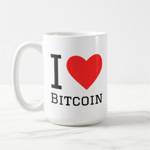 Ich liebe Bitcoin Kaffeetasse