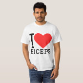 Ich liebe Bizeps T-Shirt (Vorne ganz)