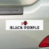 Ich Liebe Black People Autoaufkleber (Auf Auto)