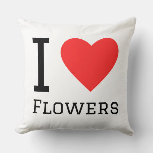 Ich liebe Blumen Kissen