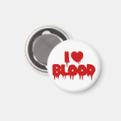 ICH LIEBE BLUT MAGNET (Vorderseite/Rückseite)