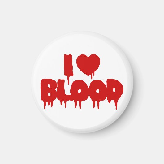 ICH LIEBE BLUT MAGNET (Vorne)