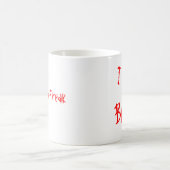 "Ich Liebe-Blut!!" Tasse (Mittel)