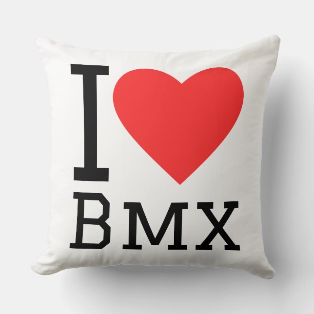 Ich liebe BMX Kissen (Vorderseite)