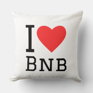 Ich liebe bnb kissen