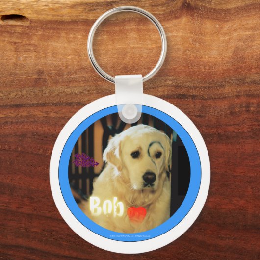 Ich Liebe Bob der Hund! Schlüsselanhänger (Vorderseite)