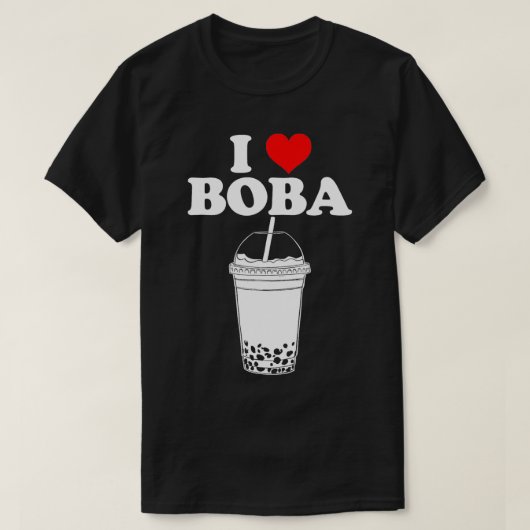 Ich Liebe Boba Tea lustige Bubble Tee Ich liebe Bo (Design vorne)