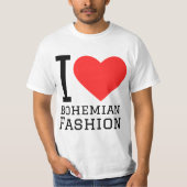 Ich liebe Boho Mode T-Shirt (Vorderseite)