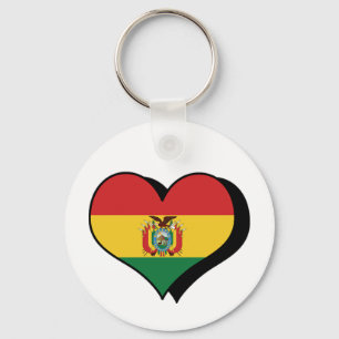 Ich liebe Bolivien Schlüsselanhänger