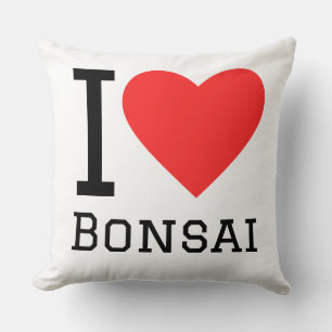 Ich liebe Bonsai Kissen