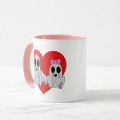 Ich liebe Boo Mama - Rosa Tasse (Vorderseite Links)