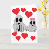 Ich Liebe Boo Vater von Daughter Karte (Gelbe Blume)