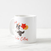 Ich liebe Border Collies  Kaffeetasse (Vorderseite Links)