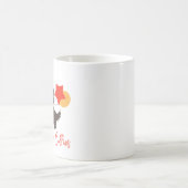 Ich liebe Border Collies  Kaffeetasse (Mittel)