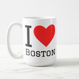 Ich liebe Boston Kaffeetasse