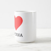 Ich liebe Botswana Kaffeetasse (Mittel)