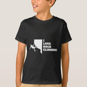 Ich liebe Boulderfels Kletterfelsen T-Shirt