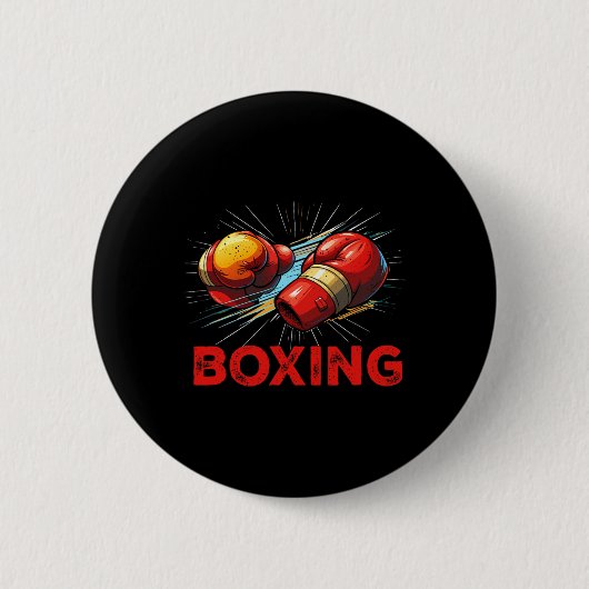 Ich liebe Boxhandschuhe Kampfsport Kampfkunst K Button (Vorderseite)