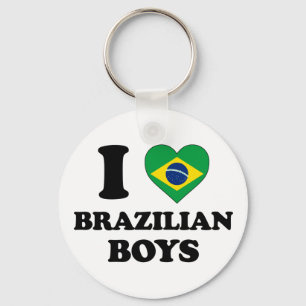 Ich Liebe brasilianische Jungen Schlüsselanhänger