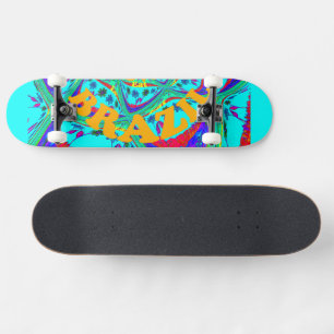 Ich liebe Brasilien Spaß Skateboard