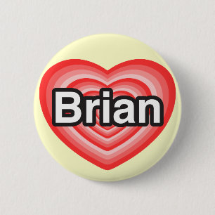 Ich Liebe Brian. Ich Liebe dir Brian. Herz Button