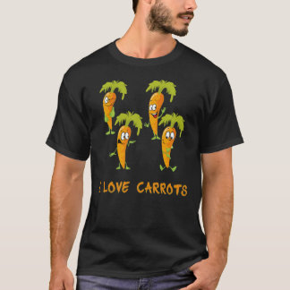 Ich Liebe Broccoli mit Giraffe Funny Broccoli t sh T-Shirt