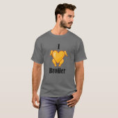 Ich liebe Broiler Roast Chicken Ossi Funny DDR sag T-Shirt (Vorne ganz)