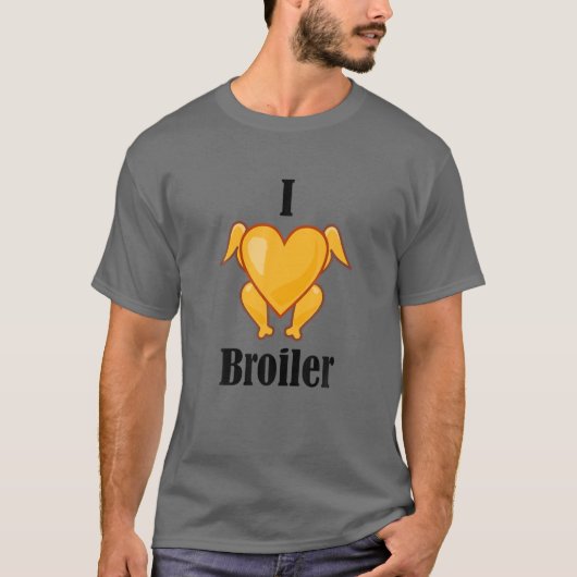 Ich liebe Broiler Roast Chicken Ossi Funny DDR sag T-Shirt (Vorderseite)
